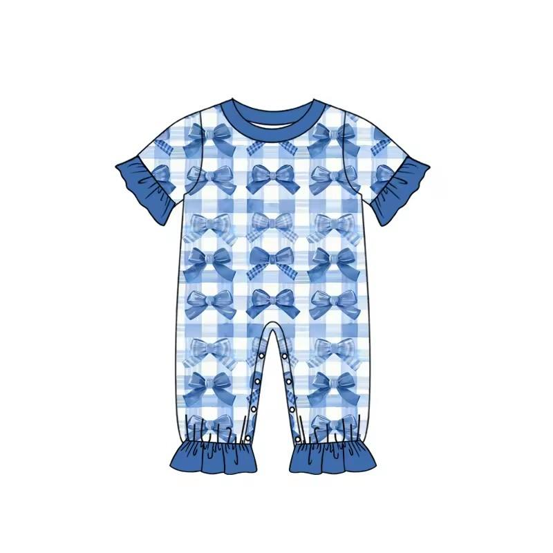 New Born Baby Girl Bow Pattern - Cotton Baby Onesies Zipper review and price