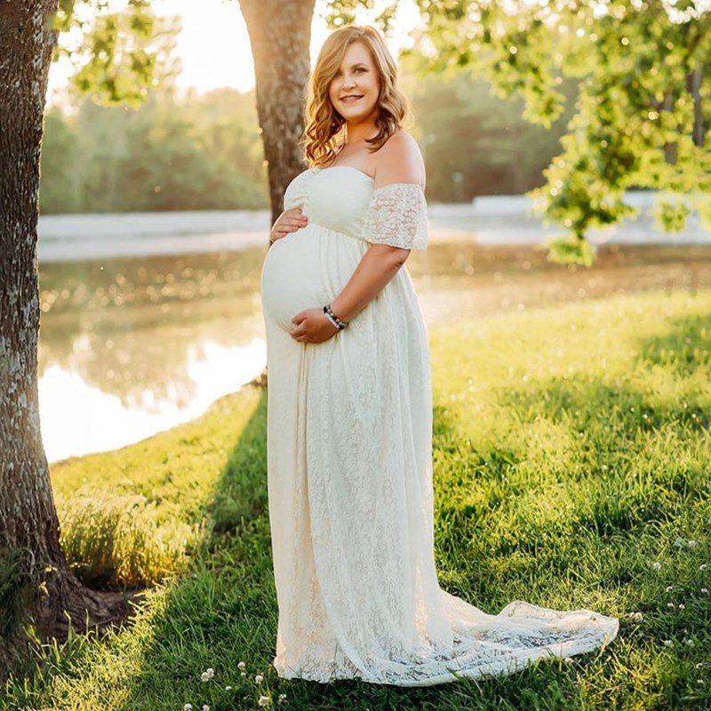 Pregnant Women Off Shoulder Ru - Maternity Wear review and price